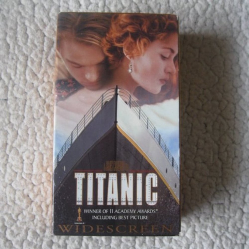 Titanic Widescreen VHS Tapes